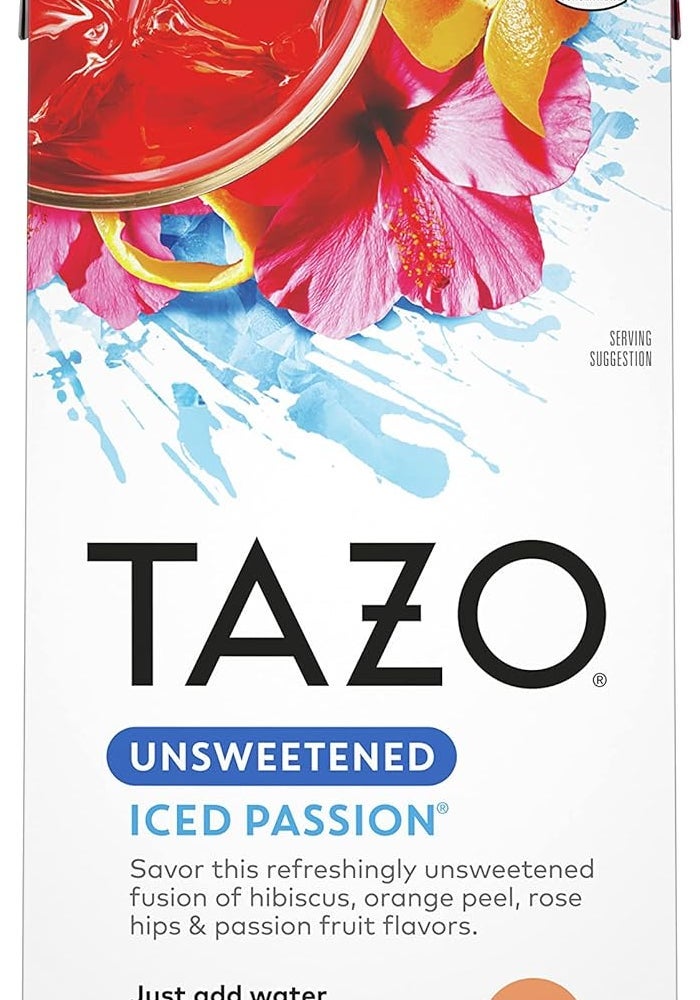 TAZO Unsweetened Iced Passion Herbal Tea Concentrate - Image 1